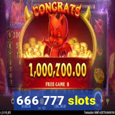 666 777 slots